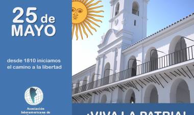 La Asociación Interamericana de Ceremonial dice, VIVA LA PATRIA!!