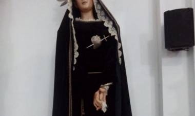 Conmoción en Coronda por la imagen de la "Virgen dolorosa" que lloró durante una misa