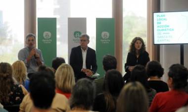Jatón presentó el Plan local de acción climática
