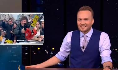 También la tv de Paises Bajos satirizó a Milei: “un loco con una motosierra”