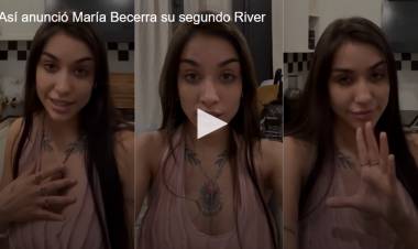 El inesperado video que publicó María Becerra durante la madrugada: “Traigo chisme”