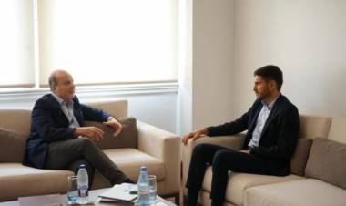 El gobernador Pullaro se reunió con el ministro de Infraestructura de Nación
