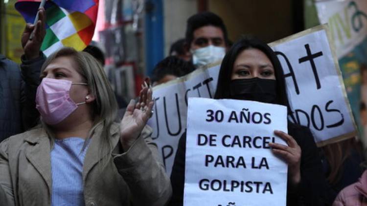 La ex presidenta de facto Jaenine Añez podria ser condenada a 30 años de prisión