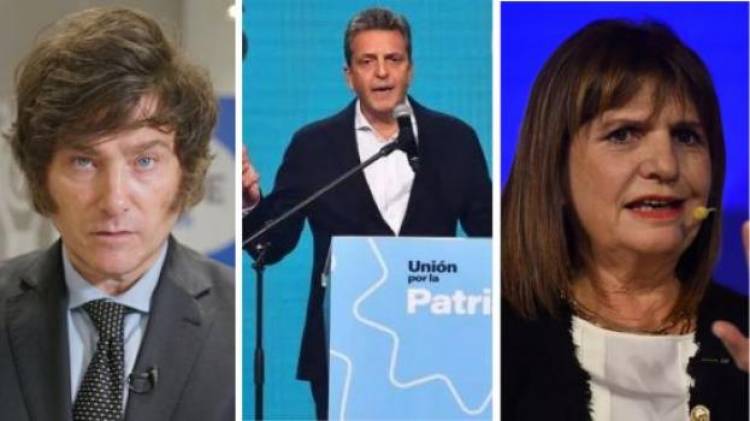 Elecciones PASO: Milei y Massa fueron los candidatos más votados en la individual, y Bullrich venció a Larreta