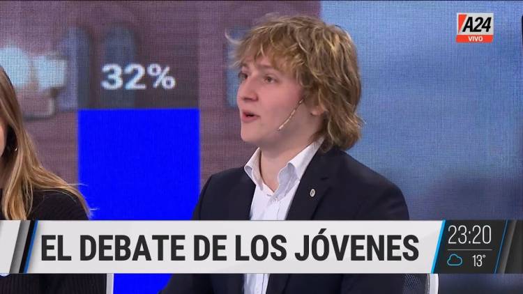  El debate de los jóvenes: Milei representa el Cambio y los jóvenes lo toman como referente.