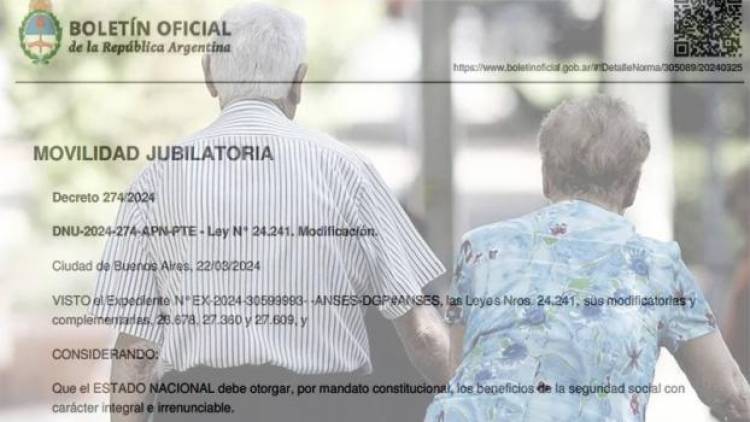 Con cambios respecto a lo anunciado, oficializan la nueva movilidad jubilatoria