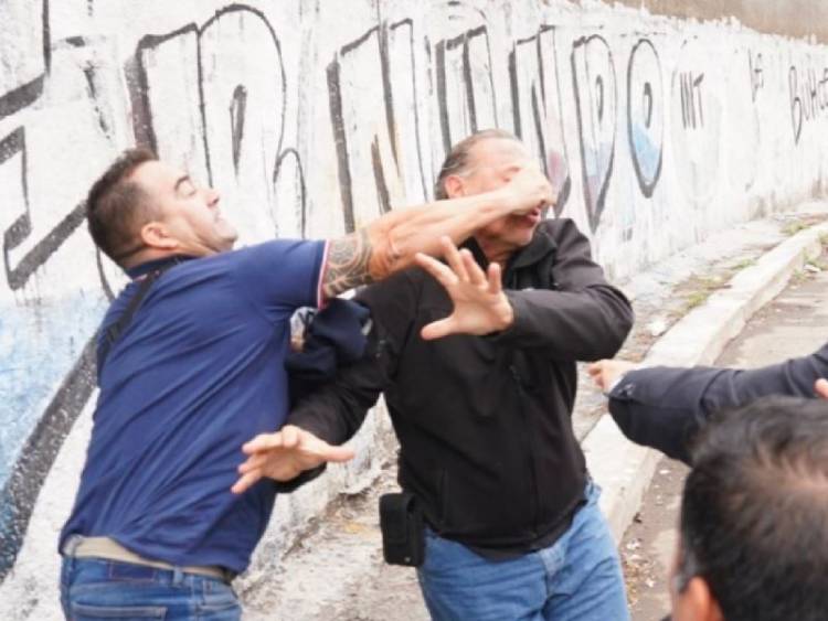 La Matanza: El Ministro de Seguridad de la provincia Sergio Berni, terminó con una conmoción cerebral.