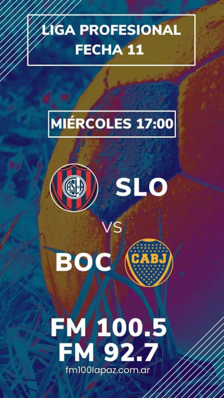 Liga Profesional: Fecha 11, San Lorenzo vs. Boca Junior