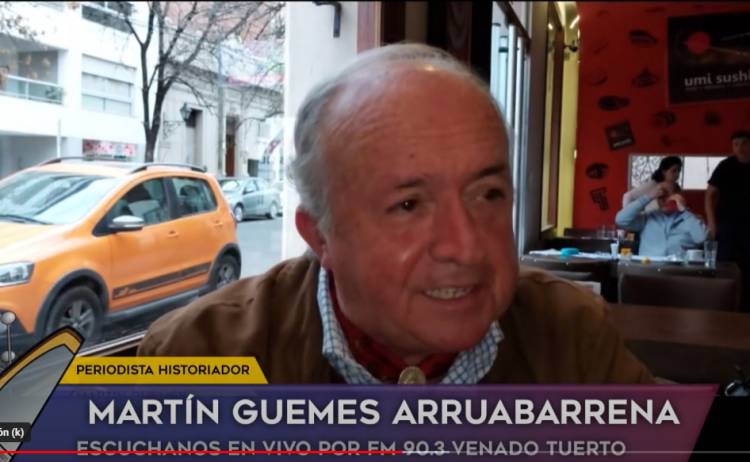 Martín Miguel de Güemes  Arruabarrena en Magazinero. 